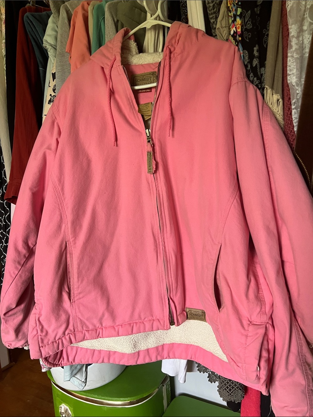 Schmidt Pink Hooded Ski Jacket - Women's Snow Coat
